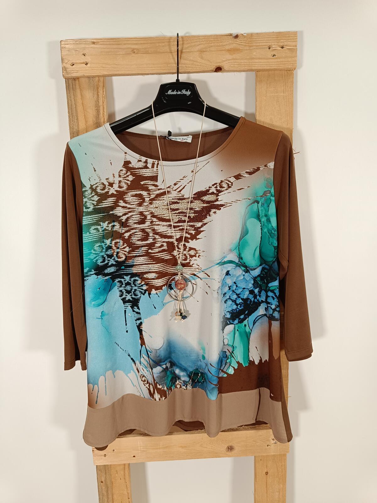 MAGLIA DONNA M/L PE25828/AF Tellini S.r.l. Ingrosso Abbigliamento